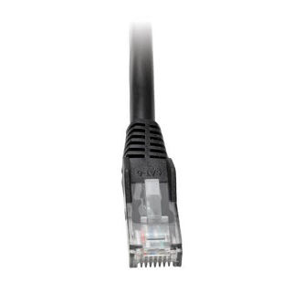 Cat6 Cable (RJ45 M/M),PoE,Black,2 ft.