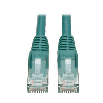 Cat6 Cable (RJ45 M/M),PoE,Green,2 ft.