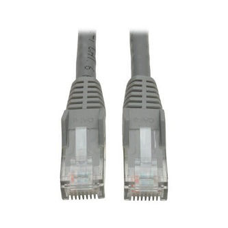 Cat6 Cable (RJ45 M/M),PoE,Gray,2 ft.
