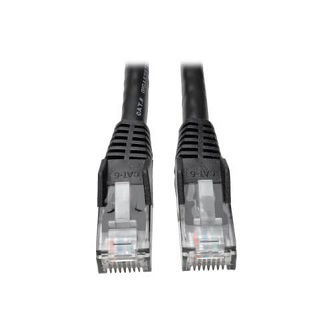 Cat6 Cable (RJ45 M/M),PoE,Black,7 ft.