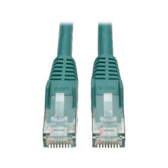 Cat6 Cable (RJ45 M/M),PoE,Green,10 ft.
