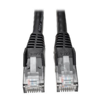 Cat6 Cable (RJ45 M/M),PoE,Black,25 ft.