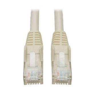 Cat6 Cable (RJ45 M/M),PoE,White,25 ft.