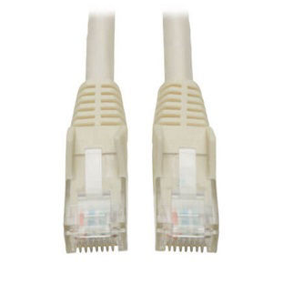 Cat6 Cable (RJ45 M/M),PoE,White,50 ft.