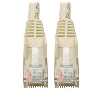 Cat6 Cable (RJ45 M/M),PoE,White,6-in.