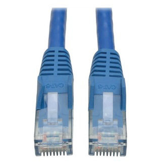 Cat6 Cable (RJ45 M/M),PoE,Blue,100 ft.