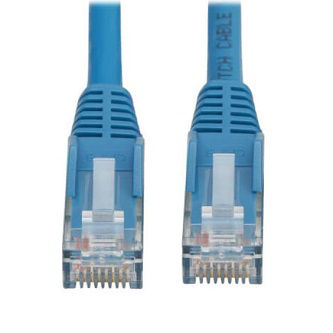 Cat6 Cable (RJ45 M/M),PoE,Blue,6.6 ft.