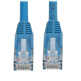 Cat6 Cable (RJ45 M/M),PoE,Blue,9.8 ft.