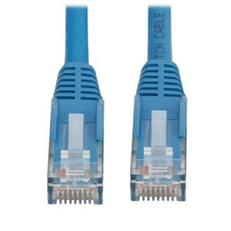 Cat6 Cable (RJ45 M/M),PoE,Blue,13.1 ft.
