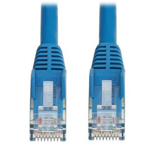 Cat6 Cable (RJ45 M/M),PoE,Blue,1.6 ft.