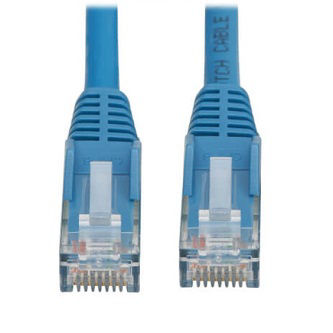 Cat6 Cable (RJ45 M/M),PoE,Blue,8.2 ft.