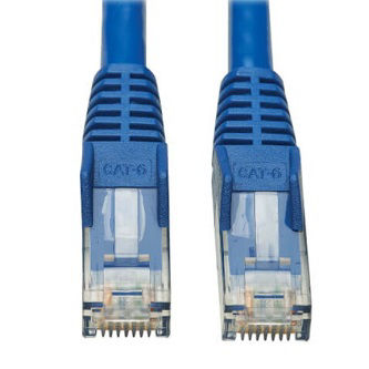 Cat6 Cable (RJ45 M/M),PoE,CMR-LP,Blue,3'