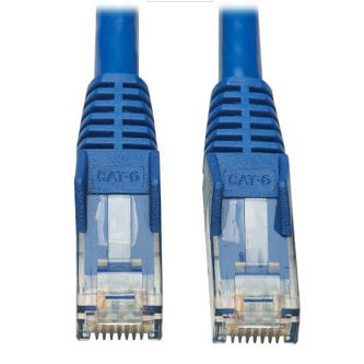 Cat6 Cable (RJ45M/M),PoE,CMR-LP,Blue,10'