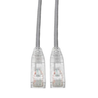 Cat6 Cable (RJ45 M/M),PoE,Gray,1 ft.
