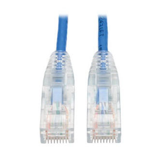 Cat6 Cable (RJ45 M/M),PoE,Blue,2 ft.