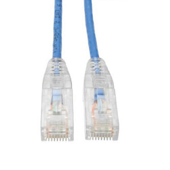 Cat6 Cable (RJ45 M/M),PoE,Blue,15 ft.