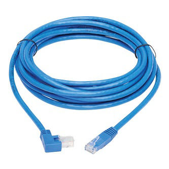 Cat6 Cable (RJ45 Rt-Ang M/M),Blue,20 ft.