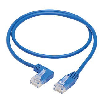 Cat6 Cable (RJ45 Lf-Ang M/M),Blue,2 ft.