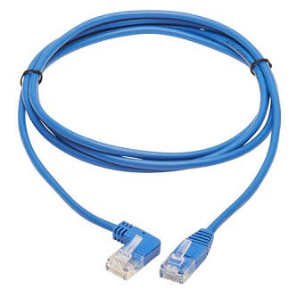 Cat6 Cable (RJ45 Lf-Ang M/M),Blue,5 ft.