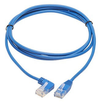 Cat6 Cable (RJ45 Lf-Ang M/M),Blue,7 ft.