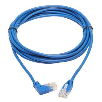 Cat6 Cable (RJ45 Rt-Ang M/M),Blue,10 ft.