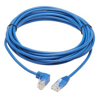 Cat6 Cable(RJ45 Rt-Ang DownM/M),Blue,15'