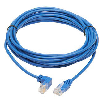 Cat6 Cable(RJ45 Rt-Ang DownM/M),Blue,20'