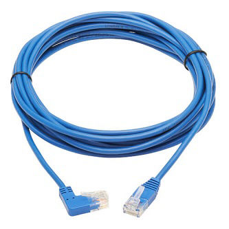 Cat6 Cable (RJ45 Rt-Ang M/M),Blue,20 ft.