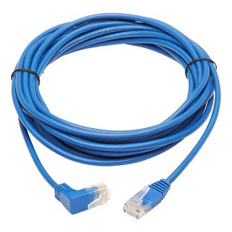 Cat6 Cable (RJ45 Rt-Ang Up M/M),Blue,20'