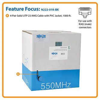 1000ft Cat6 Gigabit Bulk Cable