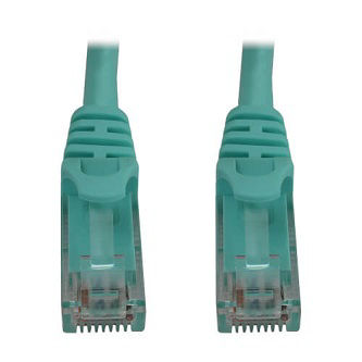 CAT6A ETHERNET CABLE AQUA 2FT