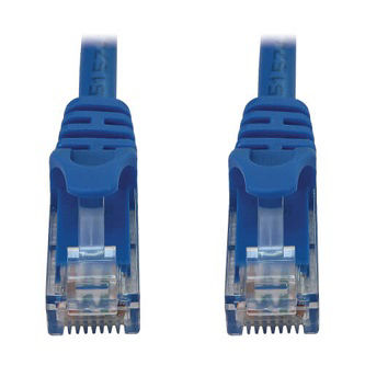 CAT6A ETHERNET CABLE BLUE 6IN