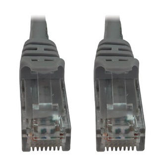 CAT6A ETHERNET CABLE GRAY 6IN