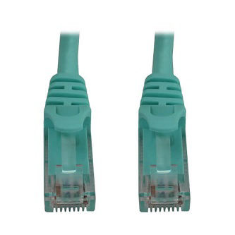 CAT6A ETHERNET CAB AQUA 100FT