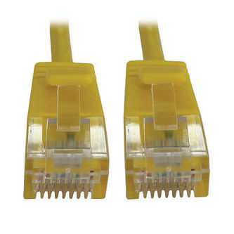 CAT6A ETHERNET CABLE YLW 1FT