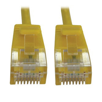 CAT6A ETHERNET CABLE YLW 6 IN