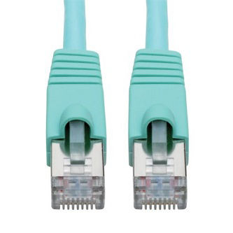 Cat6a Ethernet 10G Aqua 4ft
