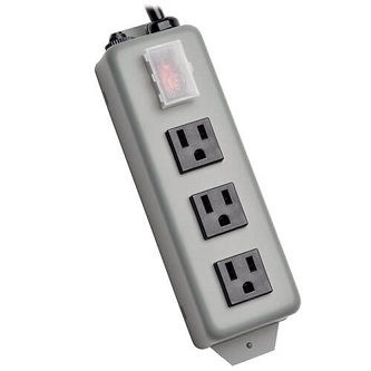 Power Strip 3-Outlet Industria