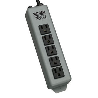 Waber Power Strip Metal 5-15R