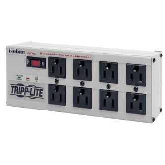 8-OUTLET ISOBAR SURGE 3840J 12FT CORD