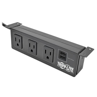Tripp Lite 3 Outlet Surge Protector 2USB