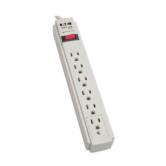 6-OUTLET SURGE 8FT CORD 990J LOW PROFILE
