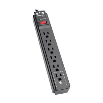 6-OUTLET SURGE 15FT CORD 790J LED BLACK