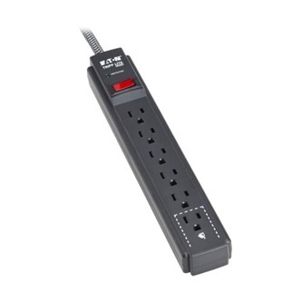 TRIPP 6-OUT SURGE 1500J 25FT CRD BLK