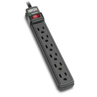6-OUTLET SURGE 6FT CORD 360J LED 5-15P