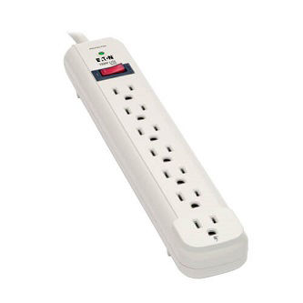 7-OUTLET SURGE 25FT CORD 1080J GRAY 15A