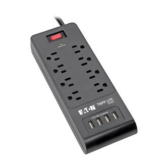 8-OUTLET SURGE 8FT  TLP864USBB