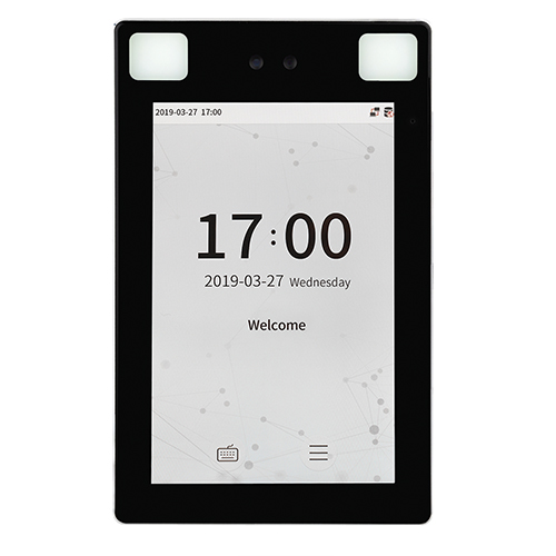ZKTeco Visible Light Wall Mounted Facial & Palm Authentication Reader with Secure Relay Box SF1008-WP
