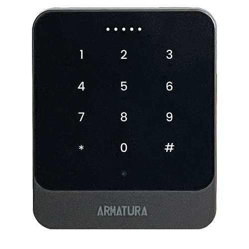 [IPP-ZKT-AMT-EP20CKQ-M] ZKTeco Single Gang 125KHz & 13.56MHz Prox Card, Bluetooth, QR Code & Keypad Reader AMT-EP20CKQ-M