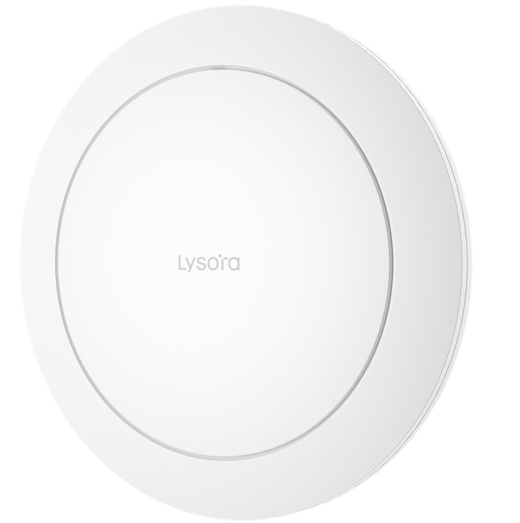 [IPP-LYS-L6] Lysora Wi-Fi 6 AX3000 indoor ceiling mount access point; dual-stream and dual-band; one GE port; 802.3at PoE In or DC power supply (PoE injector and DC adapter purchased separately) L6